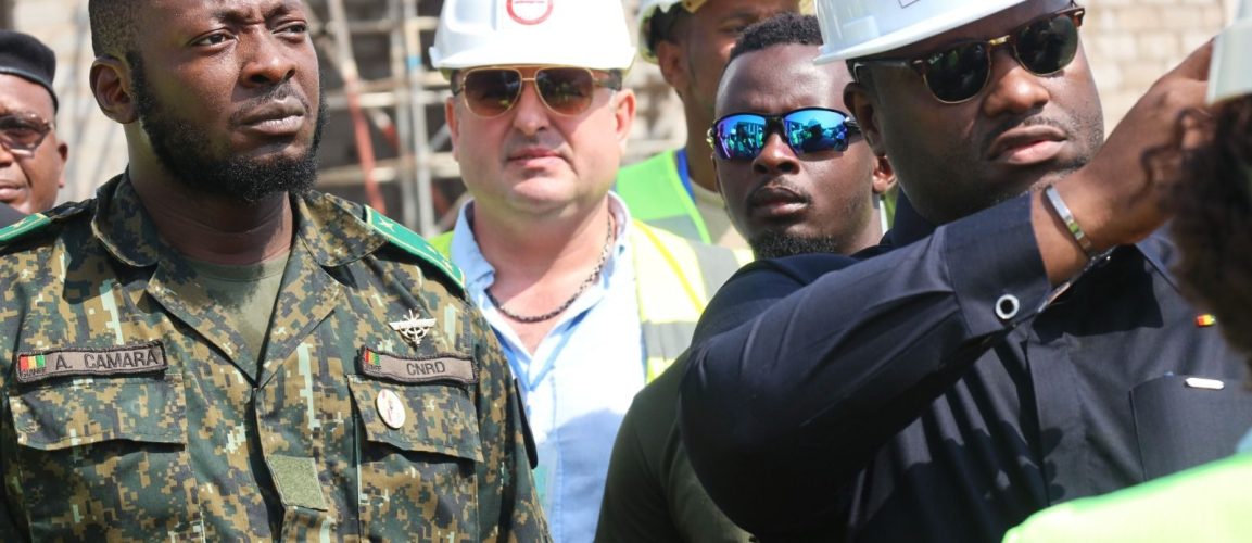 AHMED SÉKOU TOURÉ ULUSLARARASI HAVALİMANI ŞANTİYESİNE ÜST DÜZEY ZİYARET